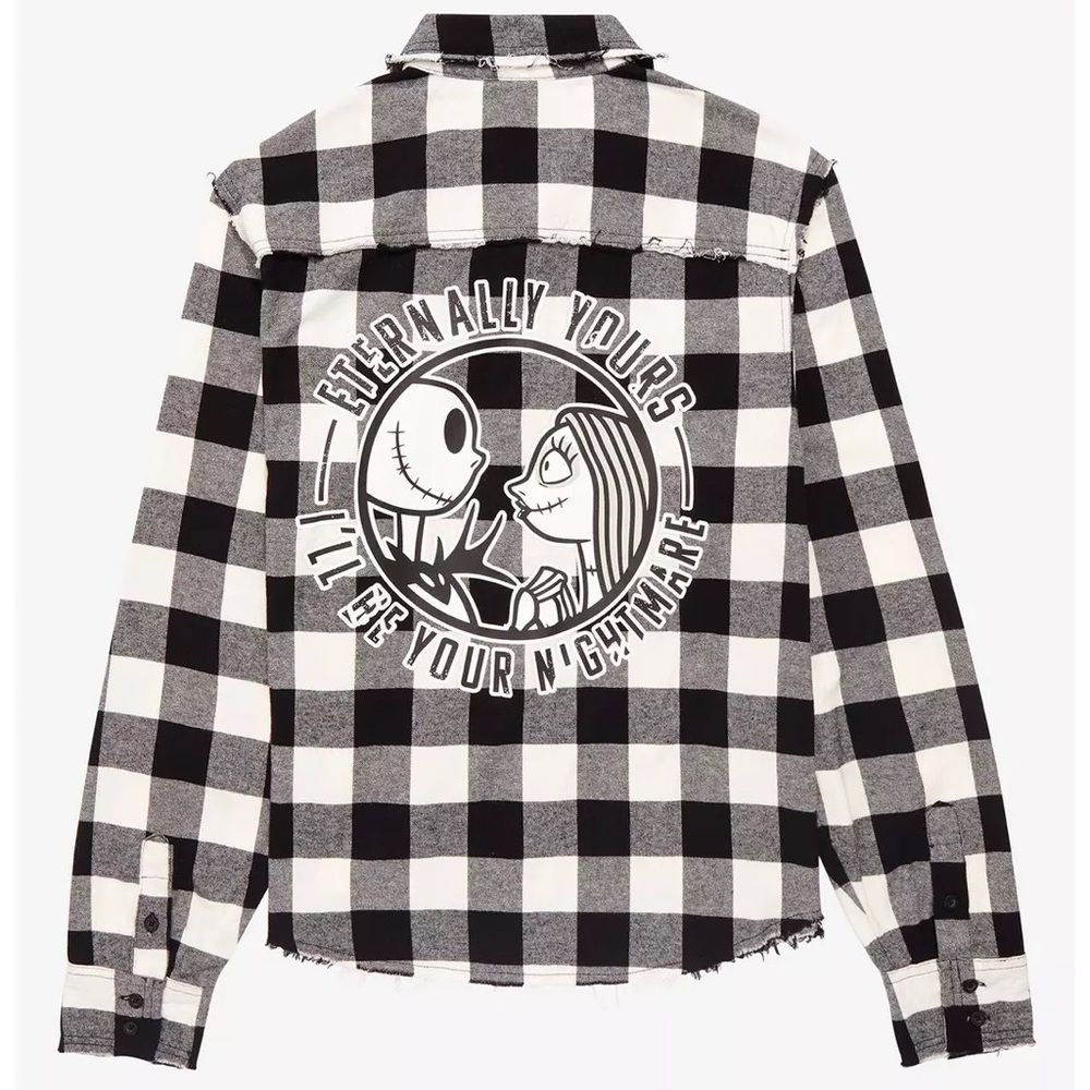 DISNEY HER UNIVERSE THE NIGHTMARE BEFORE CHRISTMAS FLANNEL MEDIUM